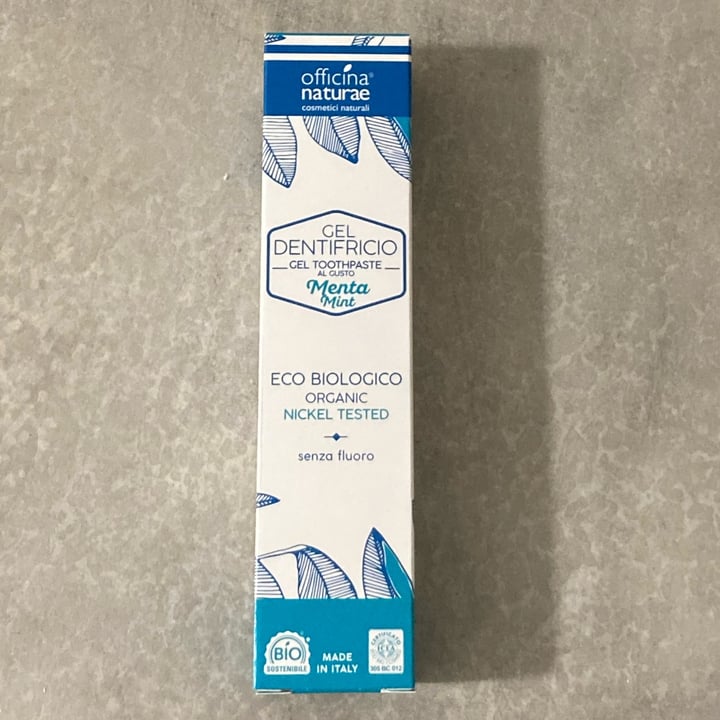 photo of Officina naturae Gel dentifricio menta shared by @masayume on  26 Mar 2022 - review
