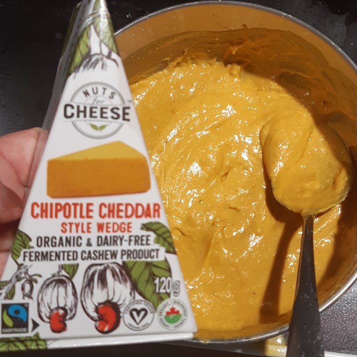 photo of Nuts For Cheese Chipotle Cheddar Cashew Cheese shared by @jacswellness on  23 Feb 2021 - review