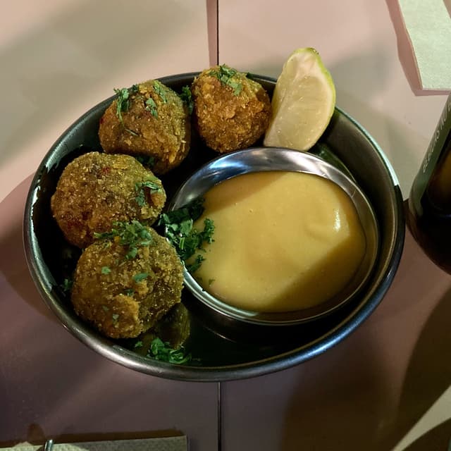 Photo of the dish “Croquetas de arroz al curry”