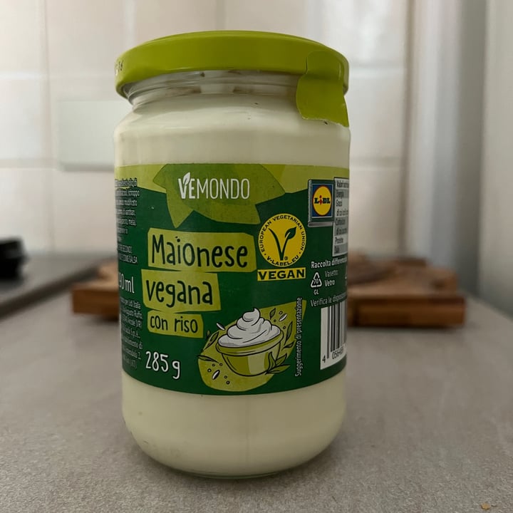 photo of Vemondo  Maionese Vegana con Riso shared by @michaelfidanza on  29 Jun 2022 - review