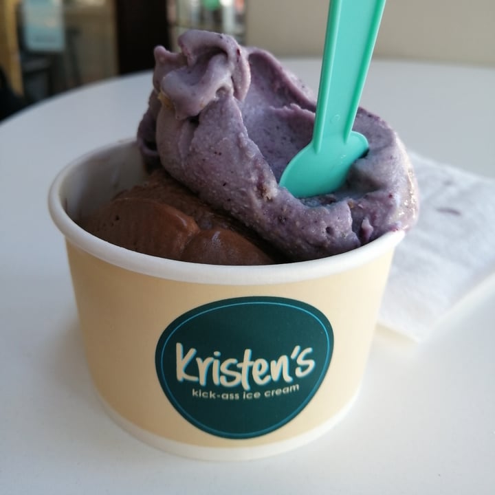 photo of Kristen's Kick-Ass Ice Cream Newlands Vegan Blueberry Shortcake shared by @beverley77 on  30 Sep 2022 - review