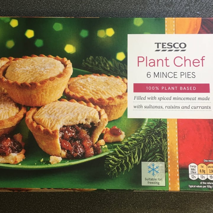 photo of Tesco Plant Chef 6 mince pies shared by @dandan4 on  29 Oct 2020 - review
