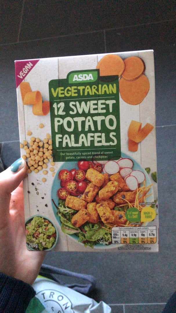 photo of ASDA Sweet Potato Falafel shared by @ciara97 on  13 Jan 2020 - review