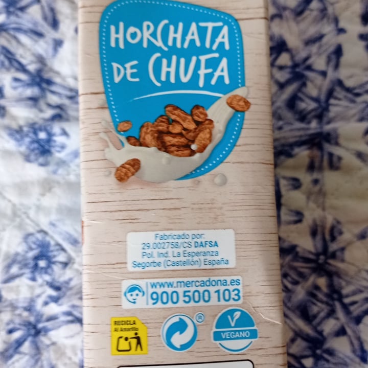 photo of Hacendado Horchata de chufa shared by @arantxarubio on  17 Jul 2021 - review