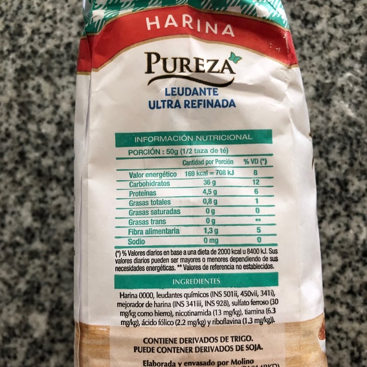 photo of Pureza Harina Leudante Ultra Refinada 0% Sodio shared by @lulymiranda on  29 Nov 2022 - review