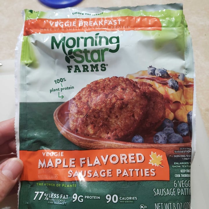 photo of MorningStar Farms Veggie Maple Flavored Sausage Patties shared by @milliy78 on  27 Feb 2022 - review