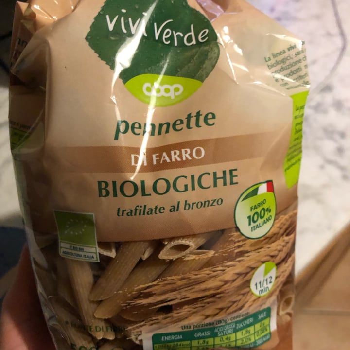 photo of Vivi Verde Coop Pennette di farro shared by @lucyvegan83 on  08 Apr 2022 - review