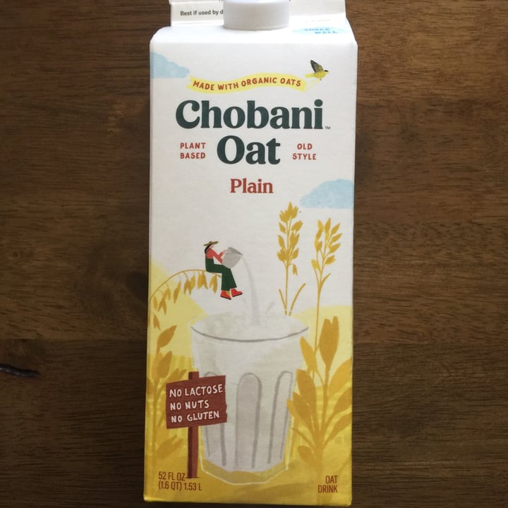 photo of Chobani Plain Oat Milk shared by @emmc1 on  01 Jun 2021 - review