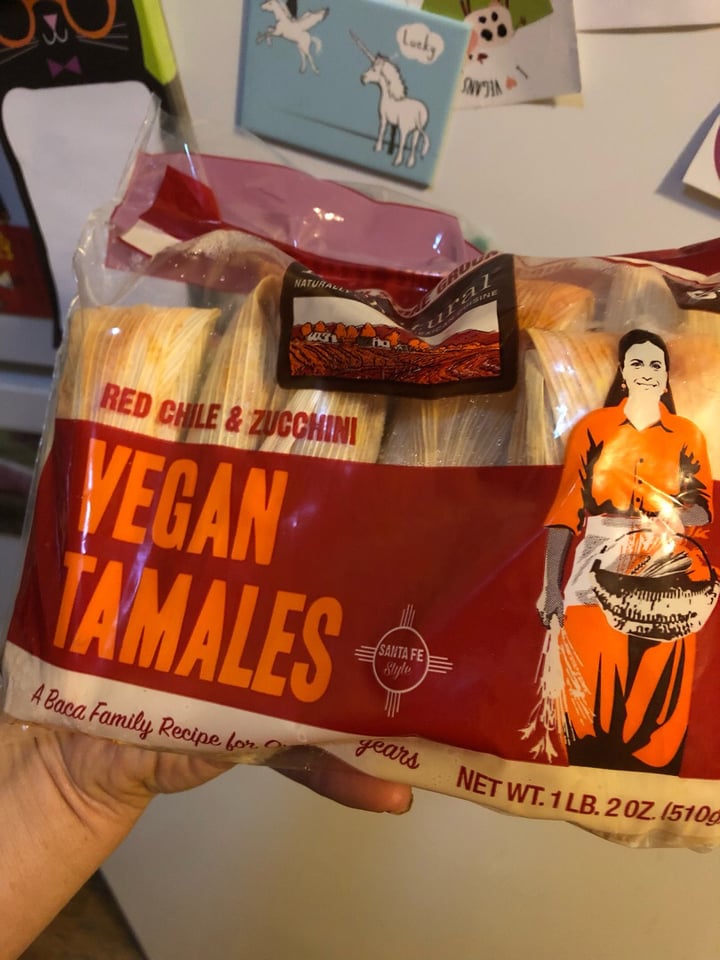 photo of Buenatural Red Chile & Zucchini Vegan Tamales shared by @michellem on  18 Feb 2019 - review