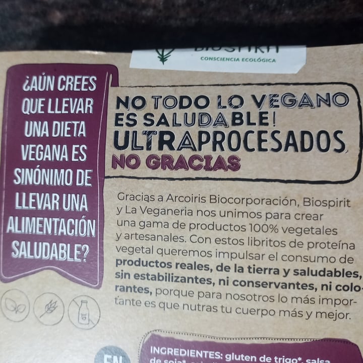 photo of La Veganeria Libritos de seitan con cebolla y dátiles shared by @anadmp on  20 Feb 2022 - review