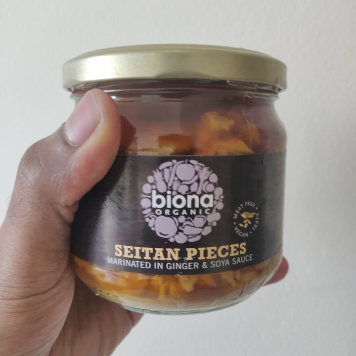 photo of Biona Organic seitan marinated in ginger and soya sauce shared by @hownowbrownkow on  21 Feb 2021 - review