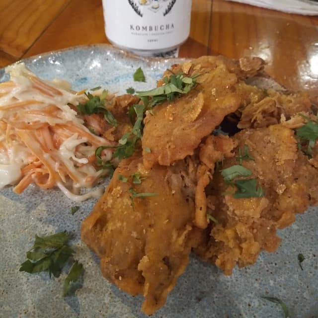 Photo of the dish “Veganosaurio broaster”