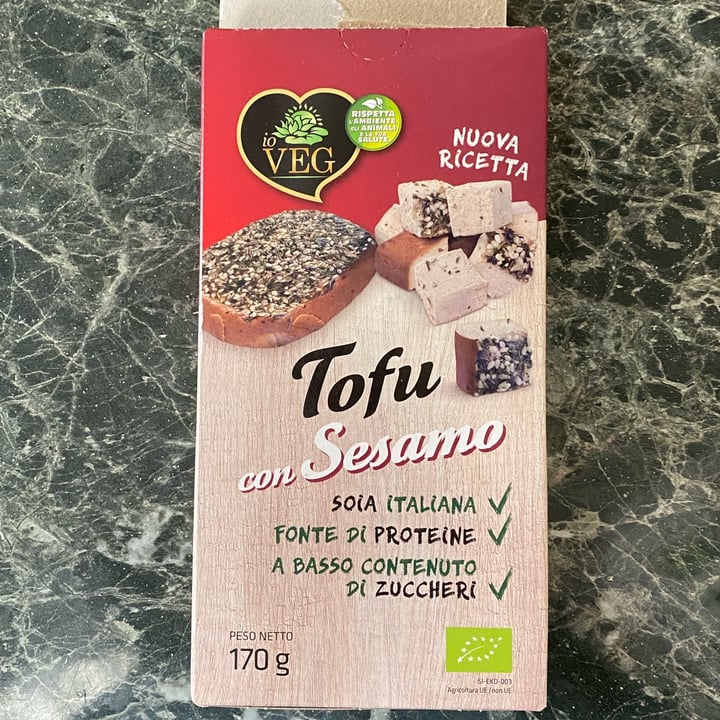 photo of ioVEG tofu al sesamo shared by @evamori on  22 Oct 2022 - review