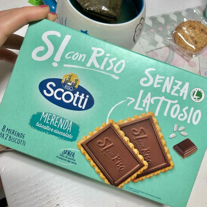 photo of Sì Con Riso Biscotto con tavoletta di cioccolato fondente shared by @ginevrafigini on  28 Oct 2021 - review
