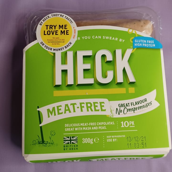 photo of Heck Meat-Free Sausage shared by @thornxvx on  07 Dec 2021 - review