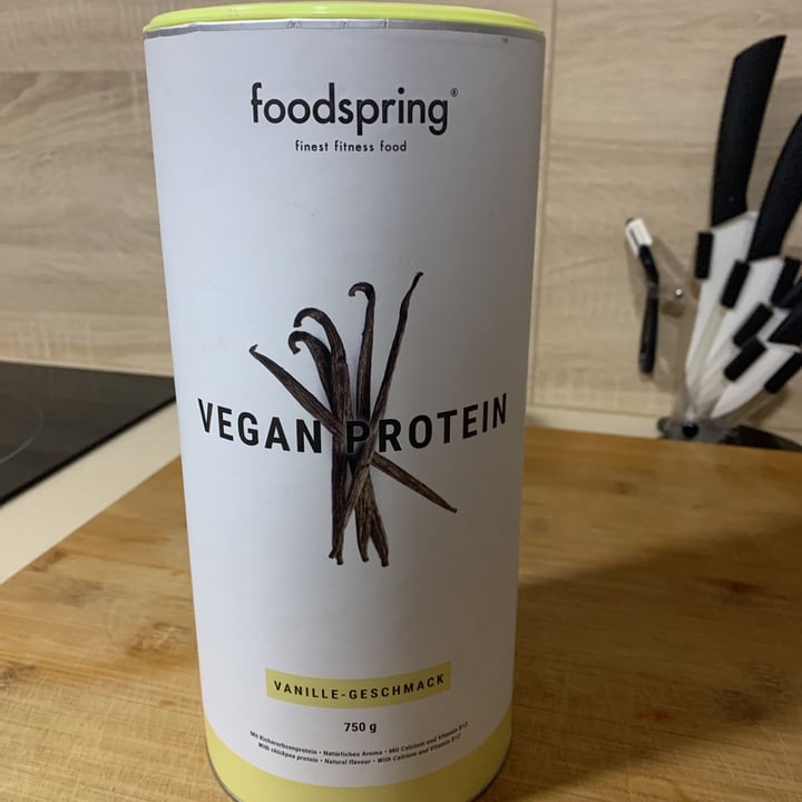 photo of Foodspring Vegan Protein Vanille-Geschmack shared by @neixmix on  19 Jan 2021 - review