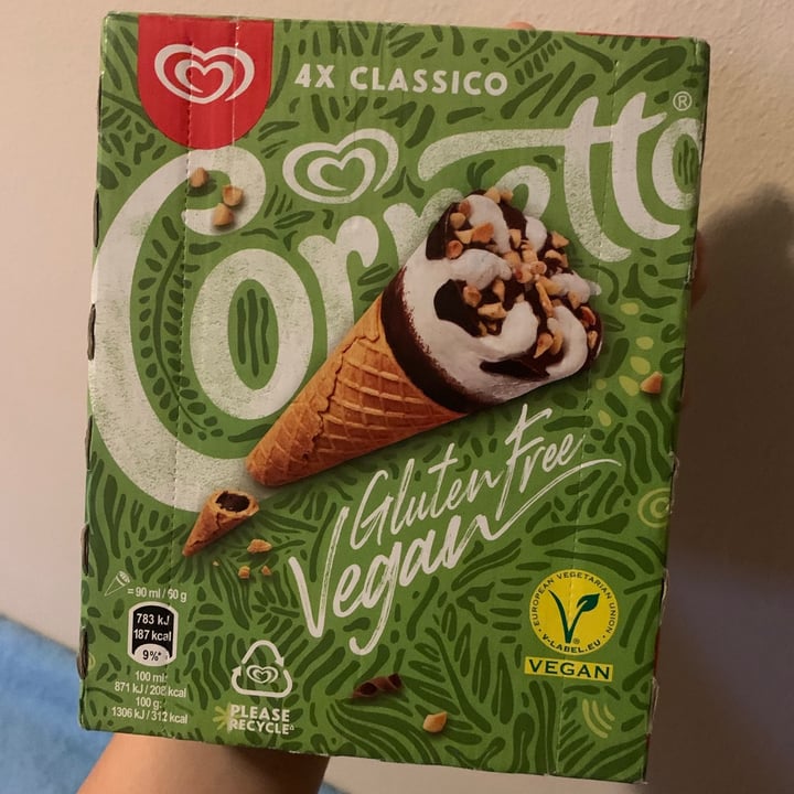 photo of Cornetto 4x Classico Cornetto (Gluten-Free, Vegan) shared by @joyamassaad on  30 Sep 2021 - review