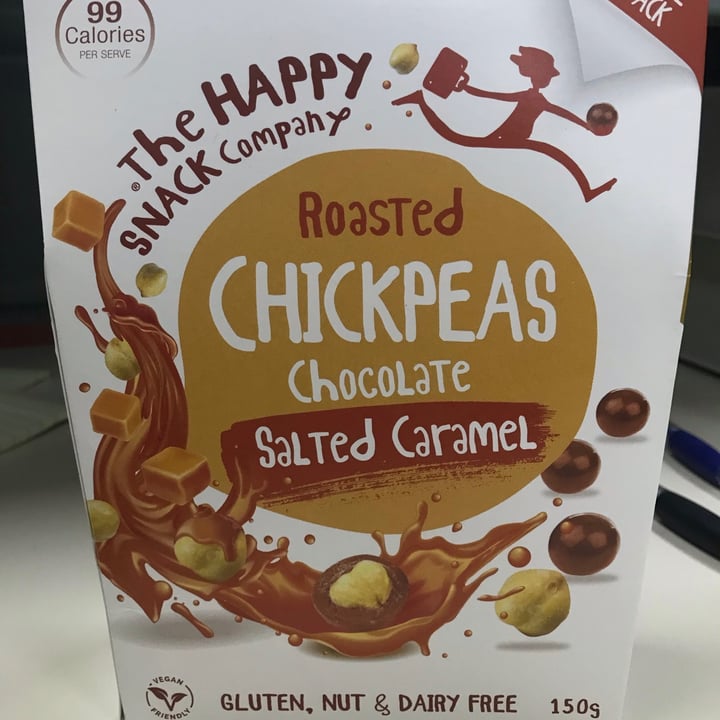 photo of The Happy Snack Company Chocolate salted caramel roasted chickpeas shared by @eedaj on  17 Jun 2021 - review