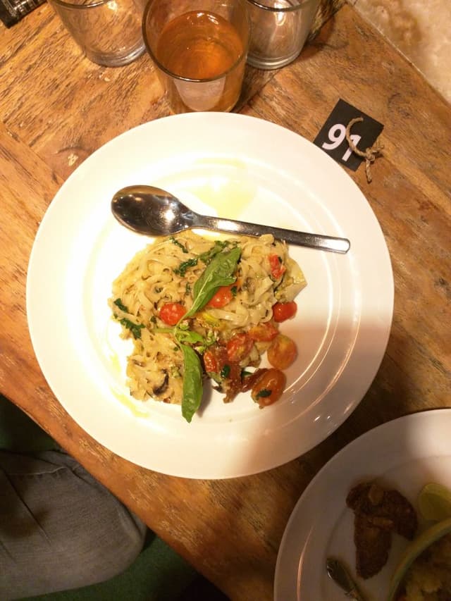 Photo of the dish “Jamur fettuccine alfredo”