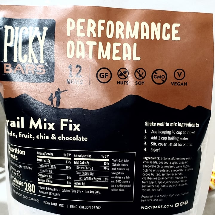 photo of Picky Bars Trail Mix Fix shared by @pchandakham on  22 May 2021 - review