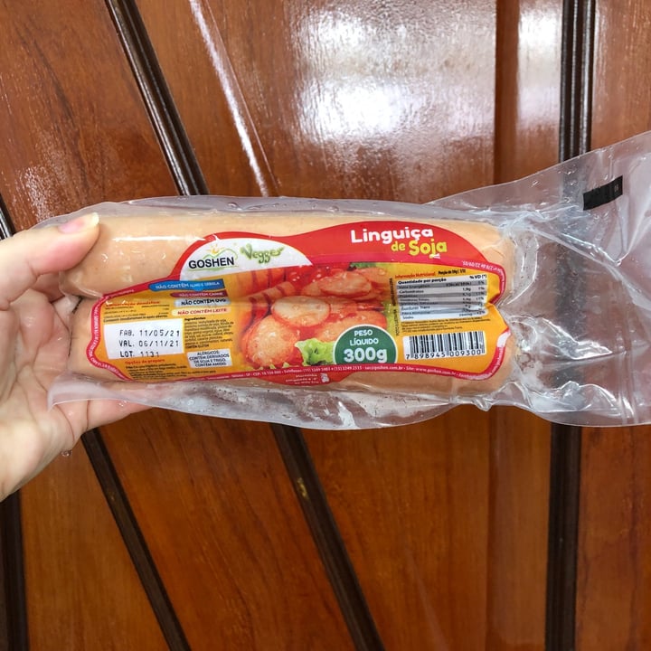 photo of Goshen Linguiça shared by @veganizai on  18 Jul 2021 - review