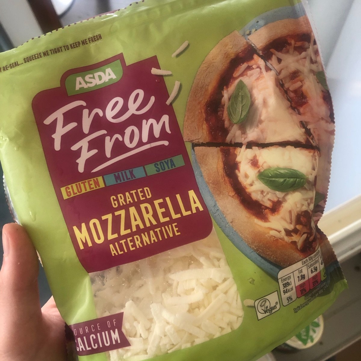 ASDA Free From Grated Mozzarella Alternative Reviews abillion