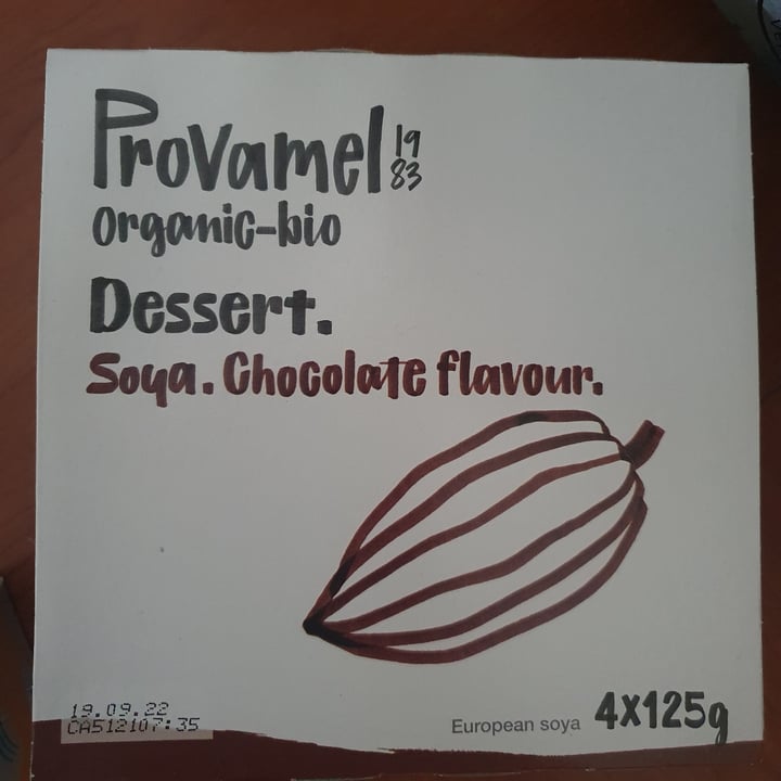 photo of Provamel Dessert.  Soya. Chocolate Flavour shared by @gretadebby on  14 Apr 2022 - review