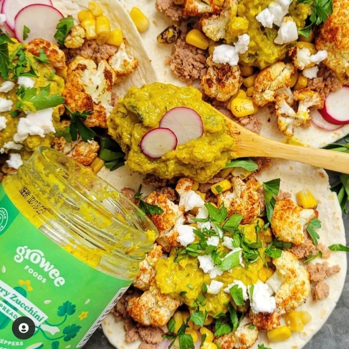 review photo of Growee Foods Curry Zucchini Spread shared by @plantbasedgingr on 18 May 2022 - review