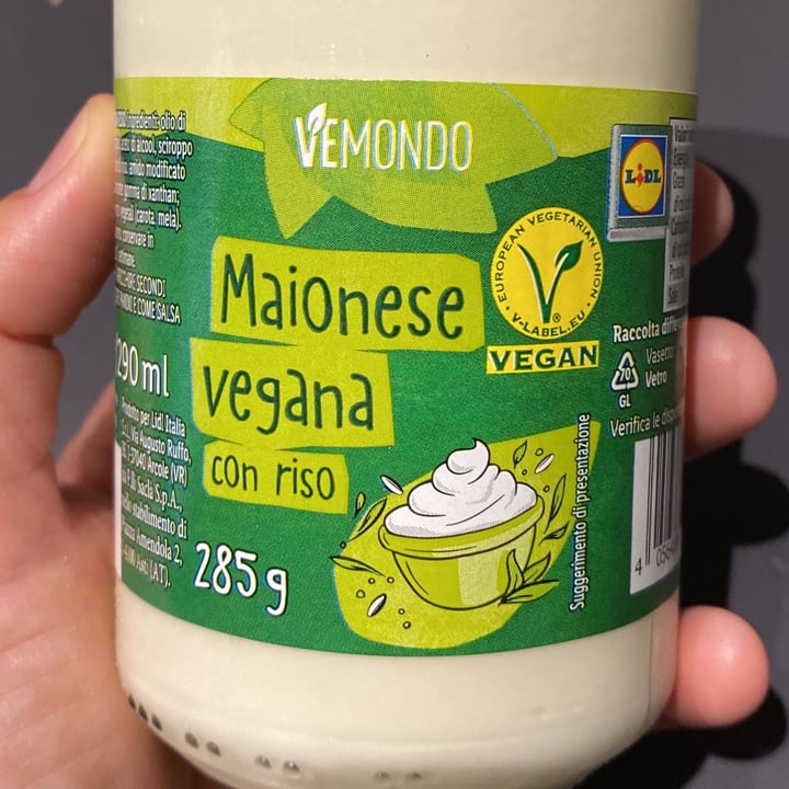 review photo of Vemondo Maionese Vegana con Riso shared by @gibivi on 16 Oct 2022 - review