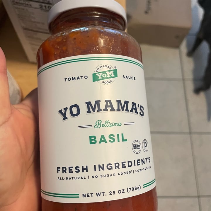 photo of Yo Mama’s *Foods Co* Marinara shared by @angelaaraujo on  07 Jun 2022 - review