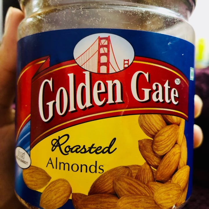 photo of Golden Gate Roasted almonds shared by @vegankaran on  04 Jan 2022 - review