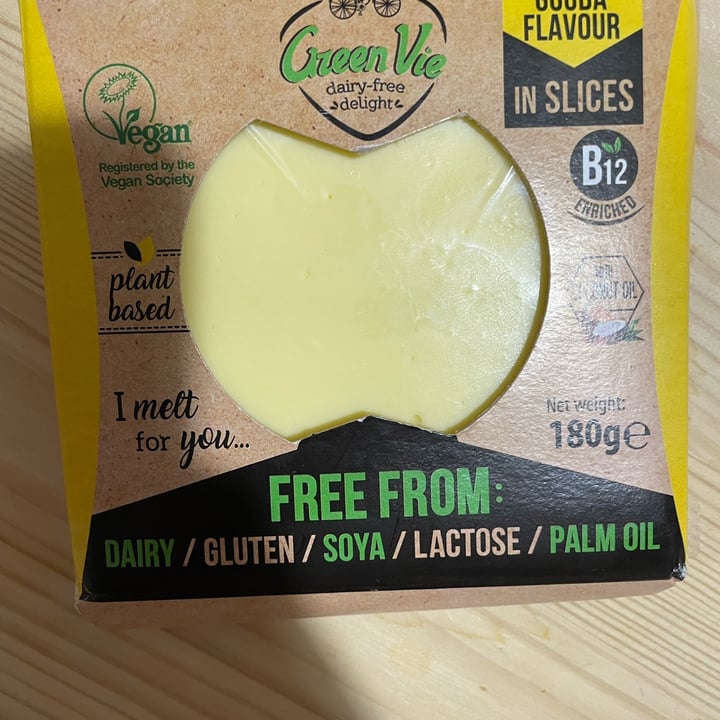 photo of GreenVie Foods Free form gouda shared by @ninettaveg on  14 Sep 2022 - review