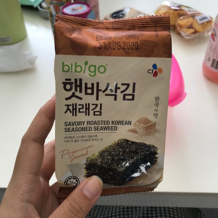 photo of Bibigo Savory Roasted Korean Seasoned Seaweed shared by @virtualputeri on  21 Oct 2019 - review