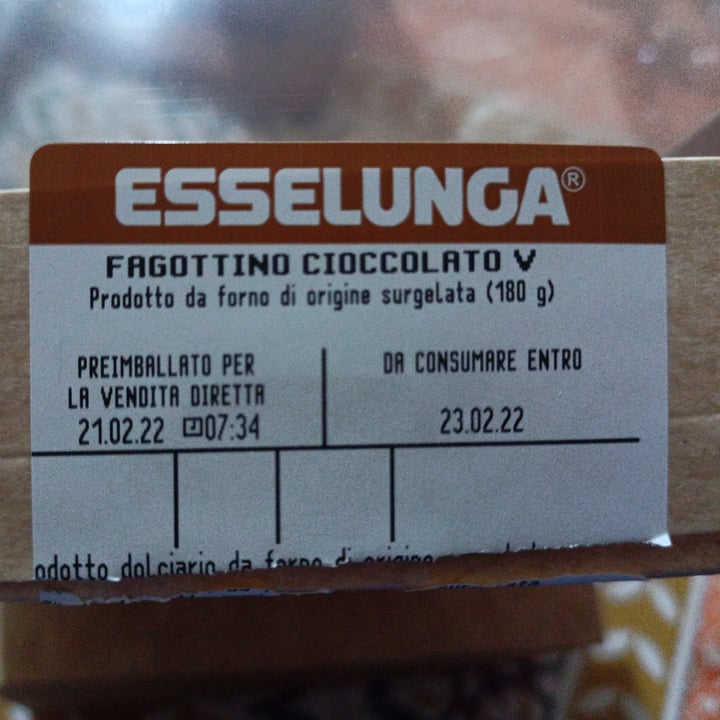 photo of  Esselunga Fagottino vegano al cioccolato shared by @marinasacco on  21 Feb 2022 - review