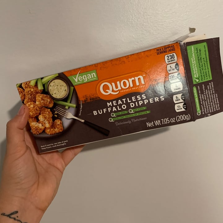 photo of Quorn Meatless Buffalo dippers shared by @angelicabiancaa on  12 Jan 2021 - review