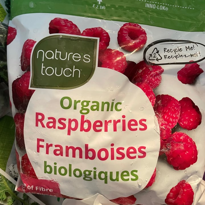 photo of Natures touch Organic raspberries shared by @vegangirl4life on  13 Jun 2021 - review