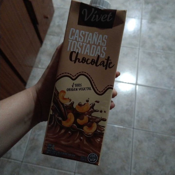 photo of Vívet Leche de Castañas Tostadas sabor Chocolate shared by @natifernandez on  04 Oct 2021 - review