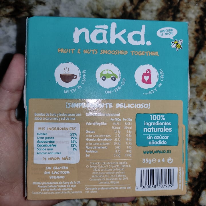 review photo of Nākd. Salted Caramel shared by @gorgona on 30 Jun 2022 - review