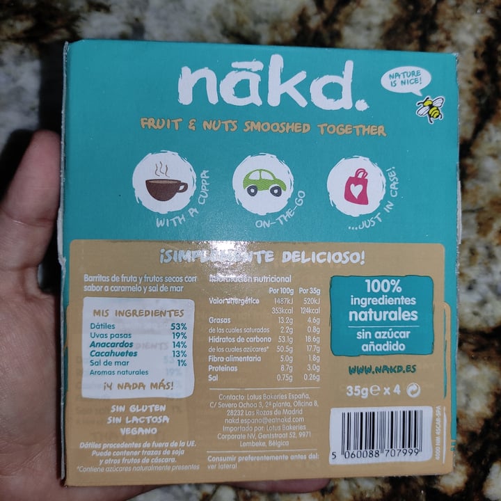 photo of Nākd. Salted Caramel shared by @gorgona on  30 Jun 2022 - review