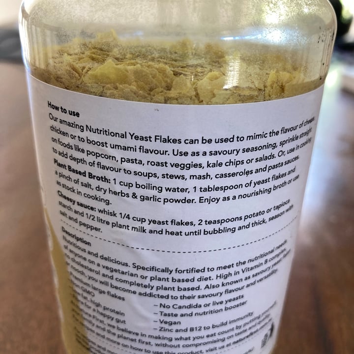 photo of Nature First nutritional yeast flakes shared by @disarr on  29 Apr 2022 - review