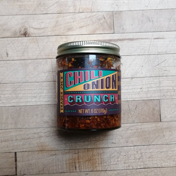 review photo of Trader Joe's Chili Onion Crunch shared by @haleylenora on 24 Aug 2021 - review