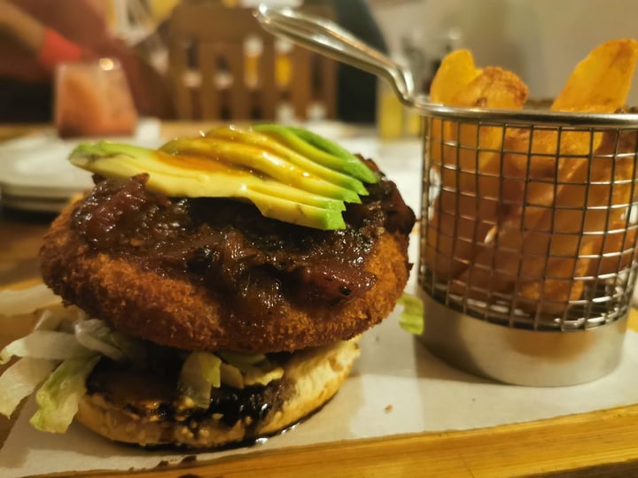 photo of Oblivion Bar & Kitchen Vegan Burger shared by @veganpower001 on  12 Mar 2020 - review