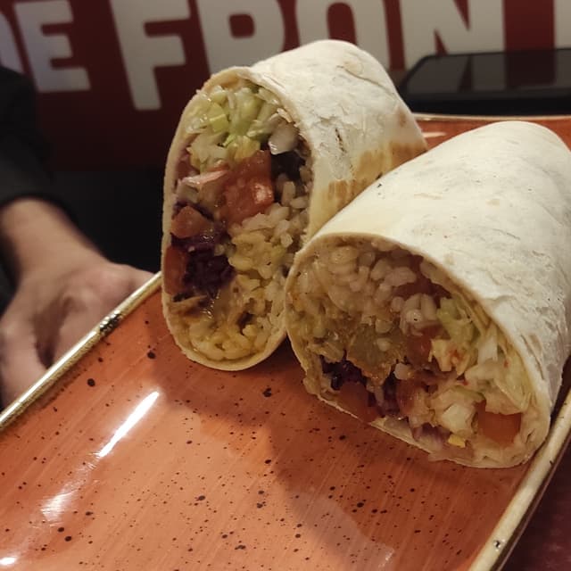 Foto do prato “burrito”
