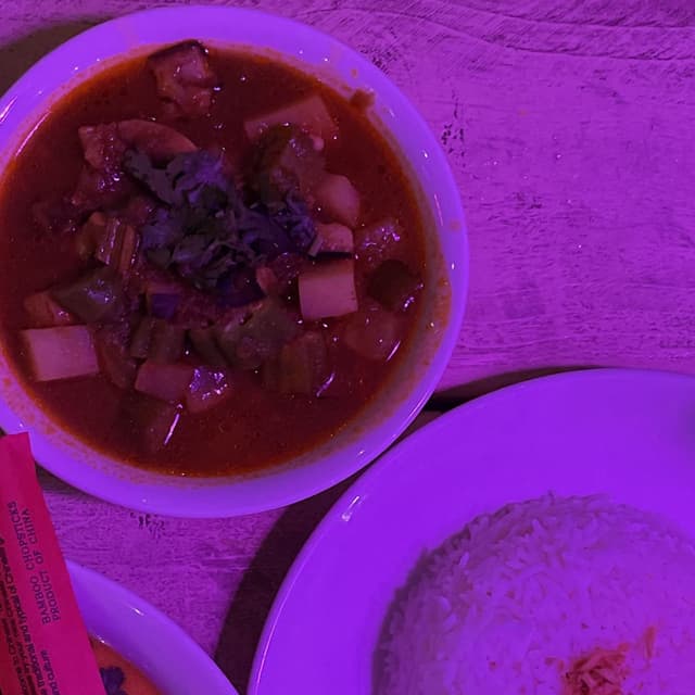 菜肴“Okra Curry”的照片