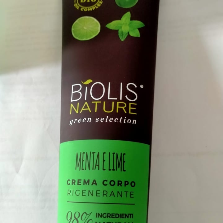 photo of BIOLIS NATURE green selection MENTA E LIME Crema corpo rigenerante shared by @simoncino on  13 Jun 2022 - review