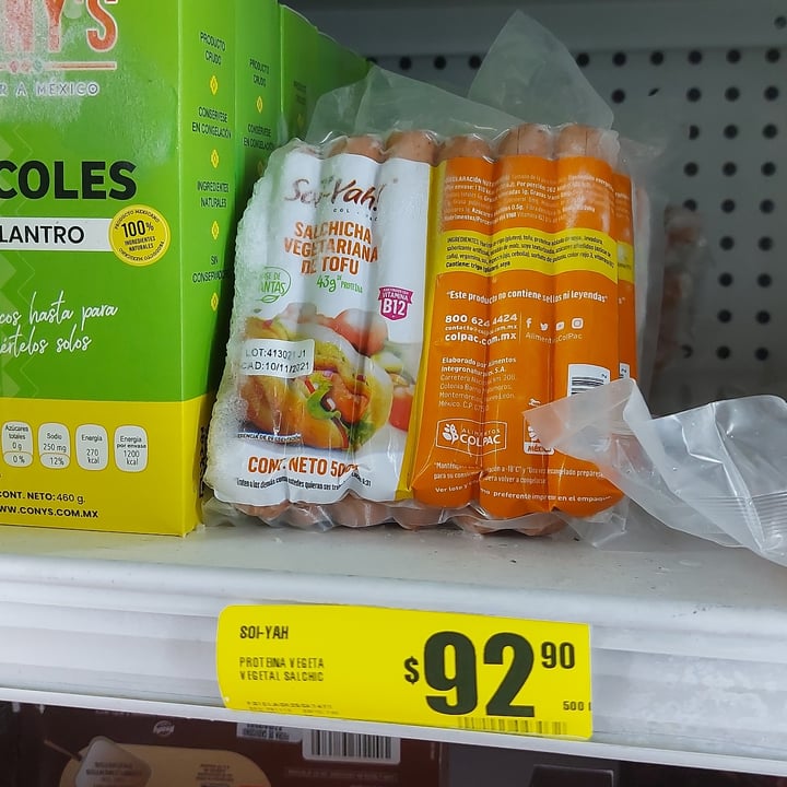 review photo of Soi-yah! Proteina Vegetal Estilo Salchicha Con Tofu shared by @mariana2703 on 02 Nov 2021 - review