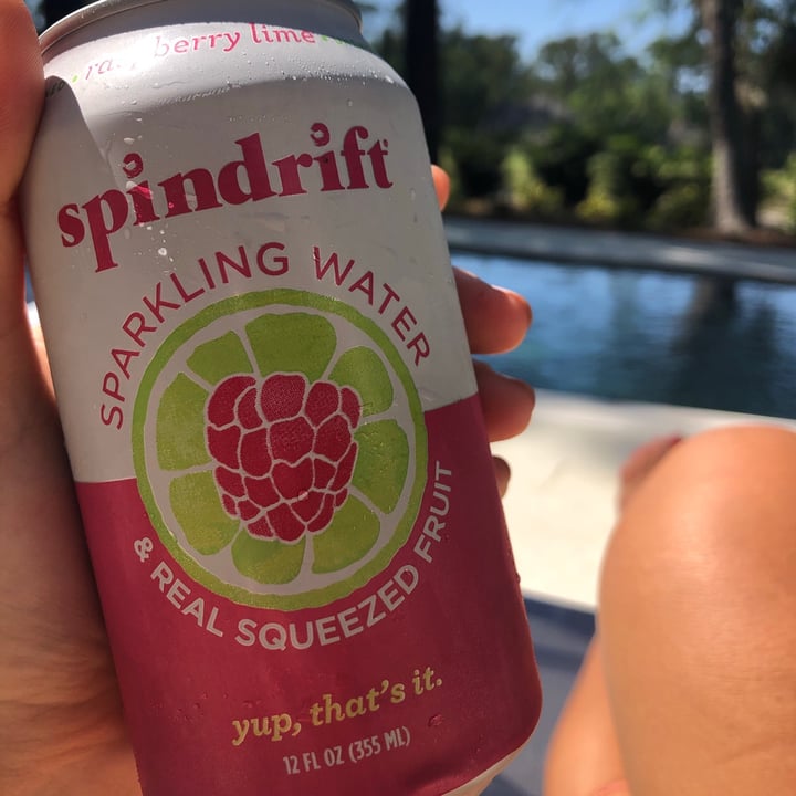photo of Spindrift Raspberry Lime Seltzer shared by @carolineoyler on  19 May 2020 - review