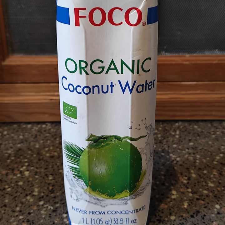 photo of Foco Coconut water shared by @tuscanvegan on  18 Dec 2021 - review