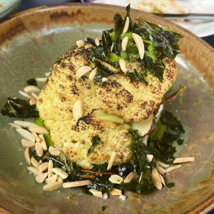 photo of Anason Cauliflower, green harissa, leaves, toasted almond shared by @naturesfood on  03 Jun 2022 - review