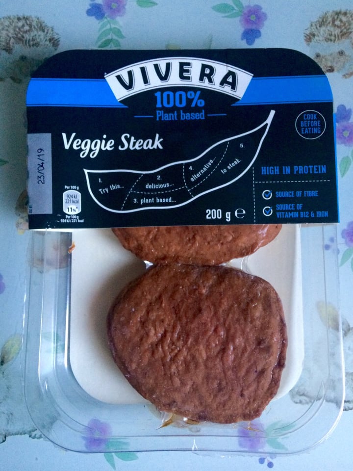 photo of Vivera Veggie steak shared by @ghoulyprincess on  13 Apr 2019 - review